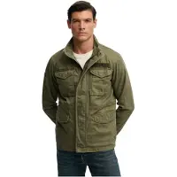 Superdry Superdrytil mænd. M5012359A Militærjakke M65 grøn (S), Casual, Bomuld