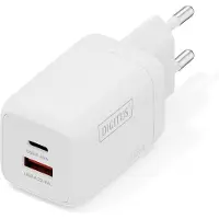Digitus Gan 45w Usb-a-og Usb-c-vægoplader