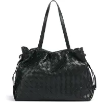 Liu Jo Liu Jotil kvinder. AA6098-ES027 Sort flettet shopper-taske (OSFA), Casual, Polyester