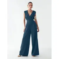 BWLDR Jumpsuit 'Elan' petroleum