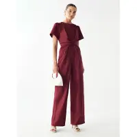 Willa Jumpsuit 'RIVA' mørkerød