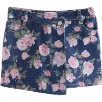 Next Nederdel blue denim / jade / lyserød / pastelpink