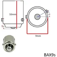 Vparts 12v 6w H6w-w Pære 10 Enheder