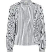 Karen by Simonsen Bluse ' KBEgoni' navy / hvid