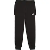 Puma Sweatpants Around The Block - Sort/hvid, størrelse X-Large