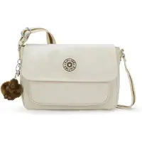 Kipling Skuldertaske 'Dalma' brun / offwhite