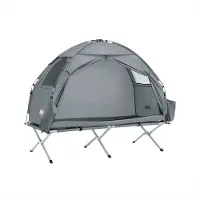 SoBuy Campingseng 3-i-1 med telt og luftmadras