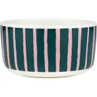 Marimekko Oiva Piccolo skål 50 cl Green-pink