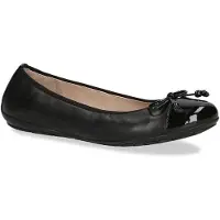 Caprice Ballerina, black, made of Leather and textile, Size 42
