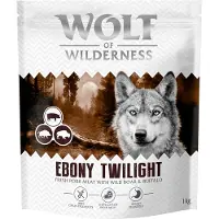 Wolf of Wilderness "Ebony Twilight" Vildsvin & Bøffel - kornfri - 12 kg: ny opskrift
