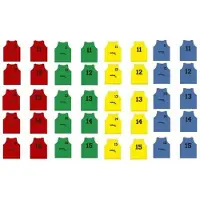 Softee Numbered 11-15 Træningsvest 5 Enheder