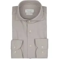 Profuomo japansk strikket skjorte – beige melange Beige måle