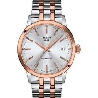 Tissot Herreur T129.407.22.031.00 T-Classic Sølvfarvet/Rosaguldtonet