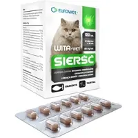 Eurowet Wita-Vet Coat - supplements for cats - 120 tablets