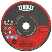 Tyrolit Skæreskive lige PREMIUM 50X1X6,0 INOX - (100 stk.)