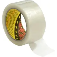3M Scotch Emballagetape 371, Transparent, 50 mm x 990 m, 6 rl/krt