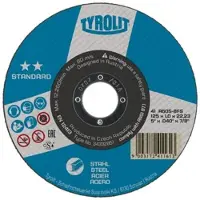 Tyrolit STANDARD** skæreskive 125 x 1,0 x 22,23 A 60 S- BFS - (25 stk.)