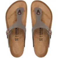 Birkenstock Pantoletter 'Gizeh' stone