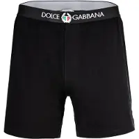 Dolce&Gabbana Boksershorts mørkegrøn / rød / sort / hvid