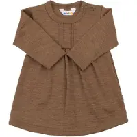 Joha Kjole - Uld - Varm Brun - - 80 - Kjole