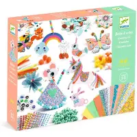Djeco Kreasæt - Papir - - OneSize - Kreasæt