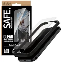 PanzerGlass iPhone 17/16 Pro Safe Ultra-Wide Fit Skærmbeskyttelse Hærdet Glas - 9H - Klar