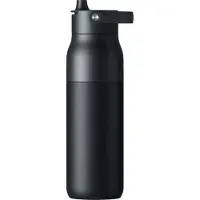 LARQ PureVis 2, 1000 ml, Dagligt forbrug, Fitness, Vandring, Sport, Sort, Rustfrit stål, Voksen, Mand/kvinde