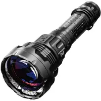 Nitecore P40, Hånd lommelygte, Sort, Aluminium, Knapper, IP68, LED