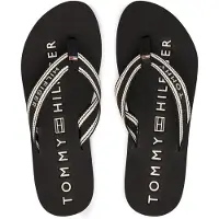 Tommy Hilfiger Klipklappere sort / hvid