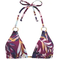 LASCANA Bikinioverdel blå / orange / bordeaux