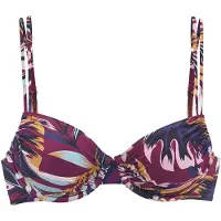 LASCANA Bikinioverdel blandingsfarvet / bordeaux