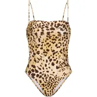 LASCANA Badedragt beige / brun