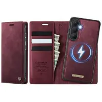 CASEME Samsung Galaxy S26 C49 2-i-1 aftagelig pungetui - MagSafe-kompatibel, RFID - Rød