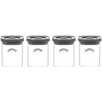 Kilner FRESH krydderiglas Klar-grå, 4-pak, 160 ml
