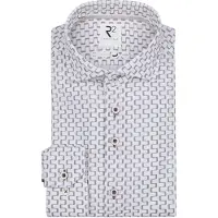 R2 Skjorte Sorona Print Beige måle
