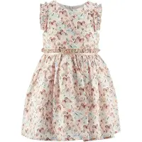 Happy girls Kjole beige / aqua / brun