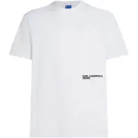 Karl lagerfeld JEANS Bluser & t-shirts lyseblå / sort / hvid