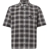 Hollister Skjorte brun / sort / hvid