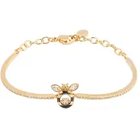 Swarovski Armbånd guld / sort / hvid