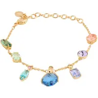 Swarovski Armbånd blå / guld / pastelgrøn / lavendel