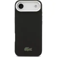 Lacoste iPhone Air Iconic Petit Pique Kamerastativ Cover - MagSafe-kompatibel - Sort