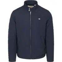 Gant Ganttil mænd. 7006340 Windcheater quiltet jakke navy (L), Casual, Polyester, Lange ærmer, Blå