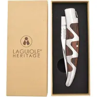 Laguiole -lommekniv med zebramønster