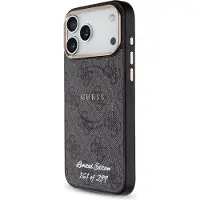 GUESS iPhone 17 Pro Max 4G Strap Limited Edition Cover - MagSafe-kompatibel - Sort