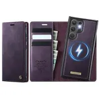 CASEME Samsung Galaxy S26 Ultra C49 2-i-1 aftagelig pungetui - MagSafe-kompatibel, RFID - Lilla