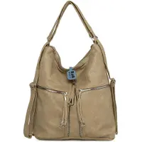 Bagmori Skuldertaske mørkebeige