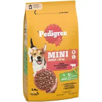 Pedigree Adult Mini med oksekød og grøntsager hundefoder