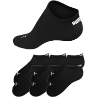 Puma Sneaker Socks Unisex (6-Pack), Clothing, Black, 35-38