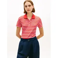 Tommy Hilfiger Shirts '1985' orangerød / hvid
