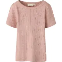 Lil´ Atelier Lil' Atelier T-shirt - Modal/Bomuld - NmfRachel - Misty Rose - - 6 år (116) - T-Shirt